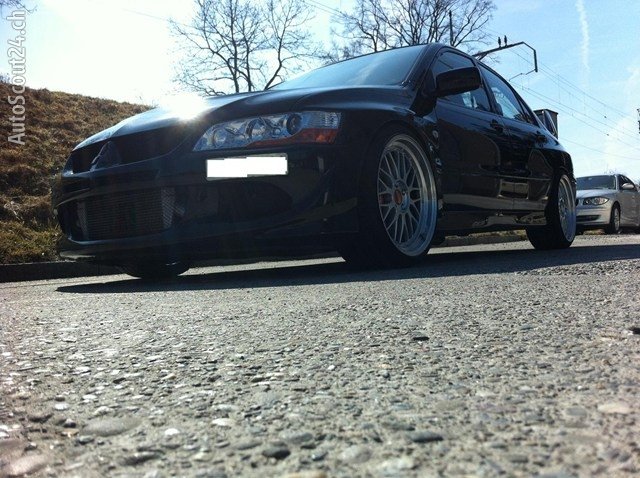 photo 3 Mitsubishi Lancer Evolution custom wheels BBS LE MANS 19x9.5, ET +25, tire size X R19. x ET