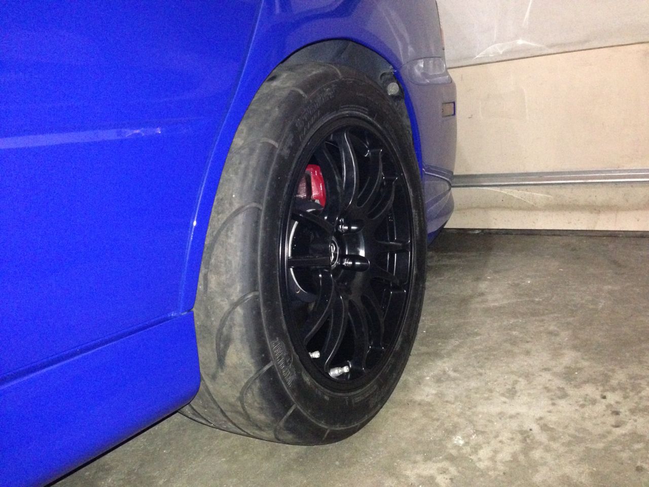 photo 1 Mitsubishi Lancer Evolution custom wheels Enkei GTC01  17x9.5, ET , tire size 275/40 R17. x ET