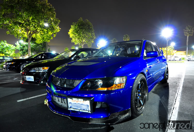 photo 1 Mitsubishi Lancer Evolution custom wheels Volk TE37  18x9.5, ET +22, tire size 245/40 R18. x ET 