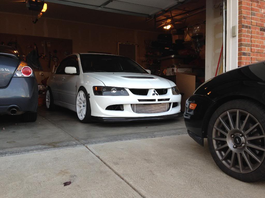 photo 1 Mitsubishi Lancer Evolution custom wheels Work Kiwami  18x9.5, ET +20, tire size 255/30 R18. x ET