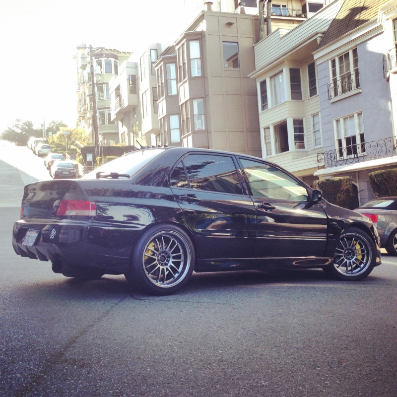 photo 4 Mitsubishi Lancer Evolution custom wheels Rota  SVN 18x10.0, ET +5, tire size 275/35 R18. x ET