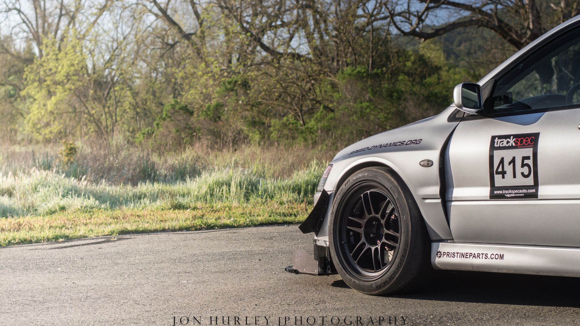 photo 1 Mitsubishi Lancer Evolution custom wheels Enkei RPF1  18x10.5, ET +15, tire size 275/35 R18. x ET