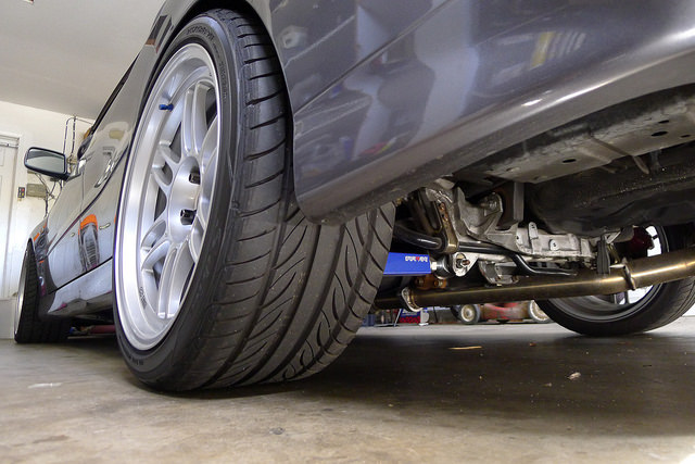 photo 1 Mitsubishi Lancer Evolution custom wheels Enkei  RPF1 18x9.5, ET +15, tire size 255/35 R18. x ET