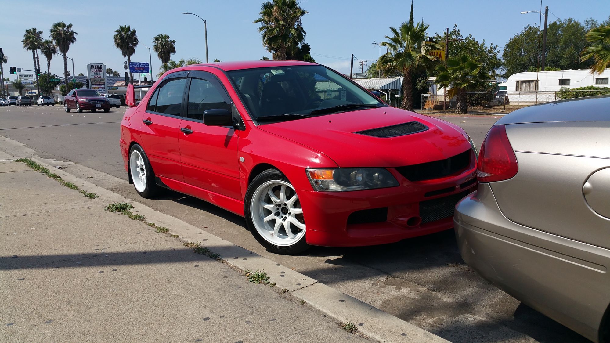photo 1 Mitsubishi Lancer Evolution custom wheels Work  XD9 17x9.5, ET +28, tire size 255/40 R17. x ET