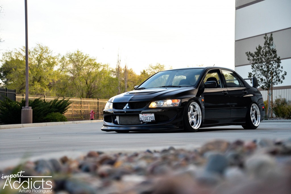 photo 2 Mitsubishi Lancer Evolution custom wheels Work  Meister S1 18x10.0, ET , tire size 255/35 R18. x ET