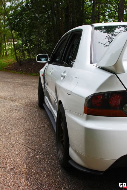photo 2 Mitsubishi Lancer Evolution custom wheels Enkei RPF1 18x10.0, ET +38, tire size 285/30 R18. x ET