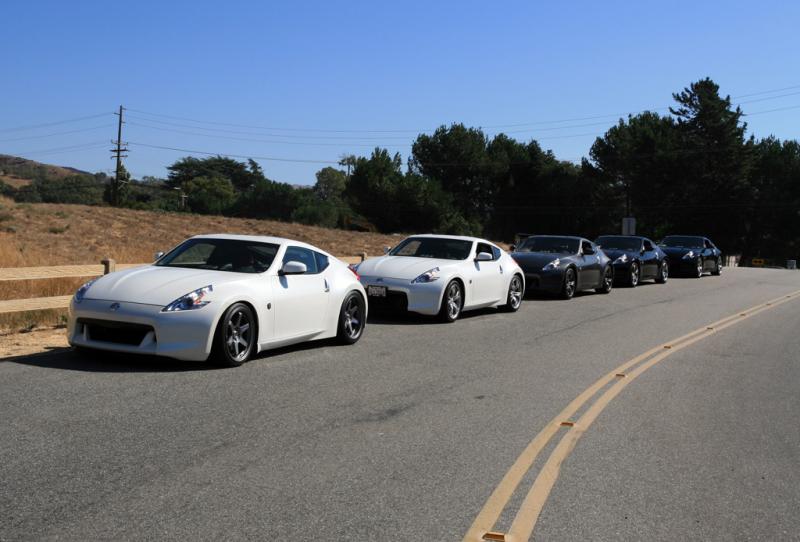 photo 2 Nissan 370Z custom wheels Volk TE37 19x9.5, ET +22, tire size 265/35 R19. 19x10.5 ET+12 305/30 R19