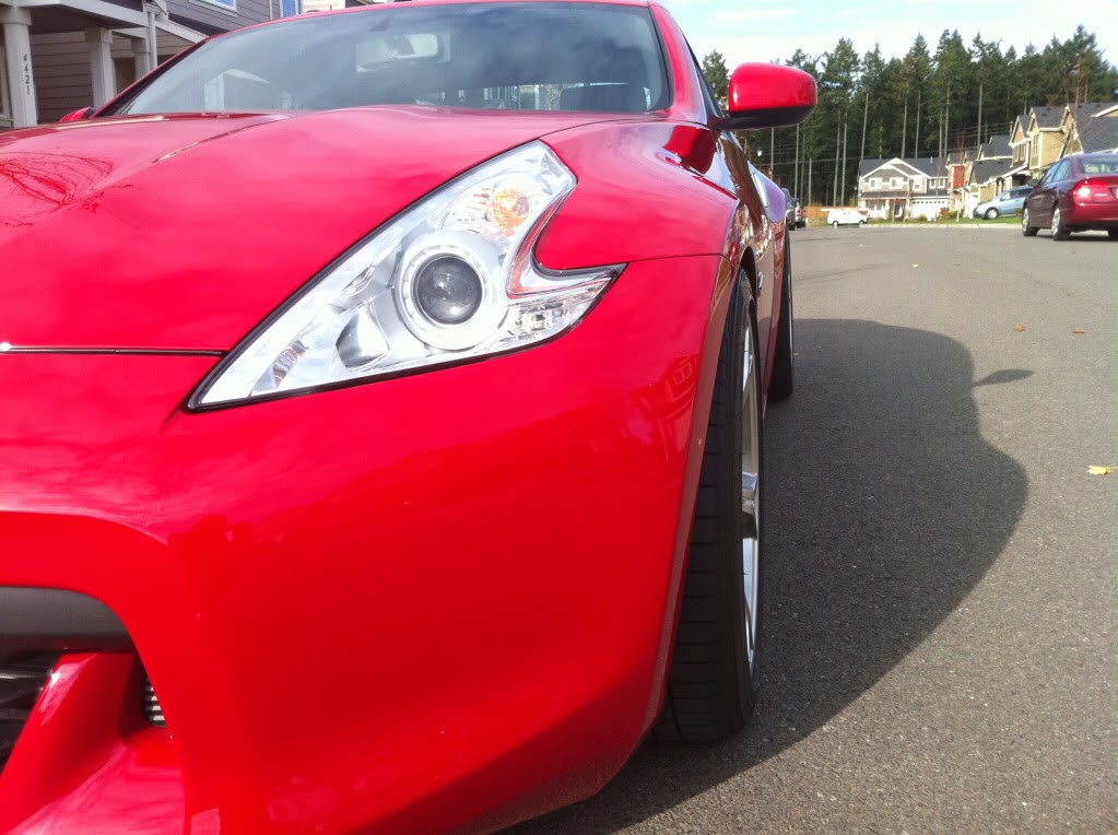 photo 3 Nissan 370Z custom wheels Nismo 370z 19x9.5, ET +25, tire size 275/35 R19. 19x10.5 ET+3 305/30 R19