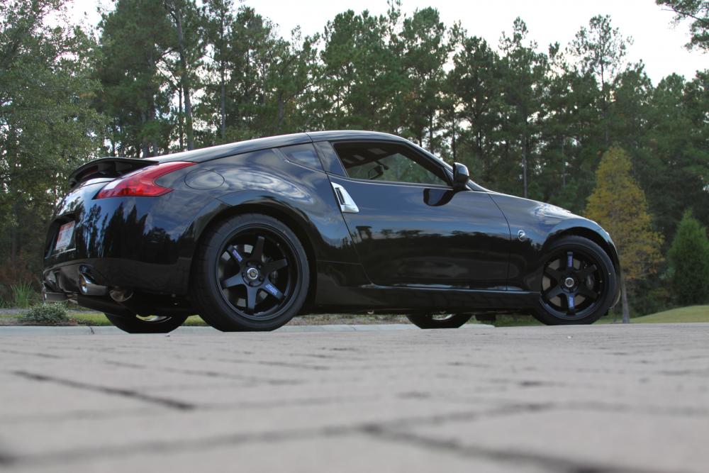 photo 1 Nissan 370Z custom wheels Volk TE-37 19x9.5, ET +22, tire size 265/35 R19. 19x10.5 ET+12 305/30 R19