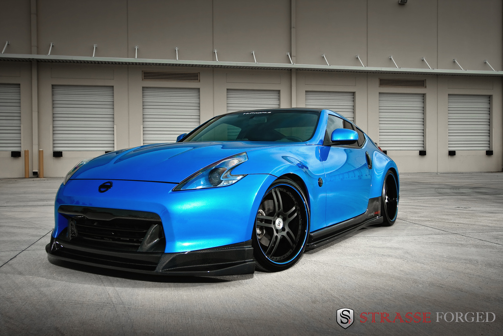 photo 2 Nissan 370Z custom wheels Strasse Forged Sp5  20x9.0, ET , tire size 255/30 R20. 20x11.0 ET 305/25 R20