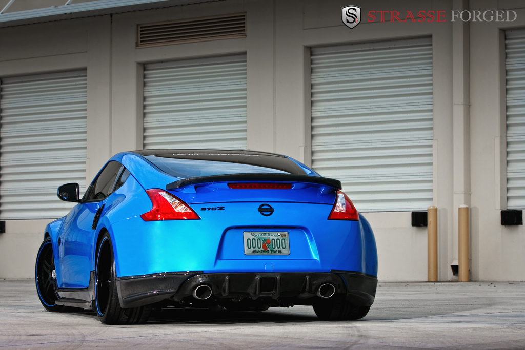 photo 4 Nissan 370Z custom wheels Strasse Forged Sp5  20x9.0, ET , tire size 255/30 R20. 20x11.0 ET 305/25 R20