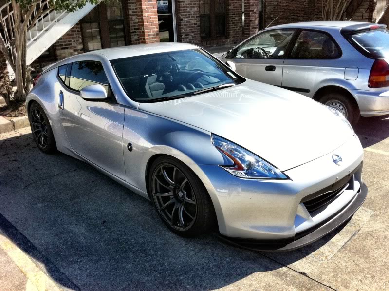 photo 2 Nissan 370Z custom wheels WedsSport SA-55M 19x9.5, ET +15, tire size 245/40 R19. 19x10.5 ET+15 285/35 R19