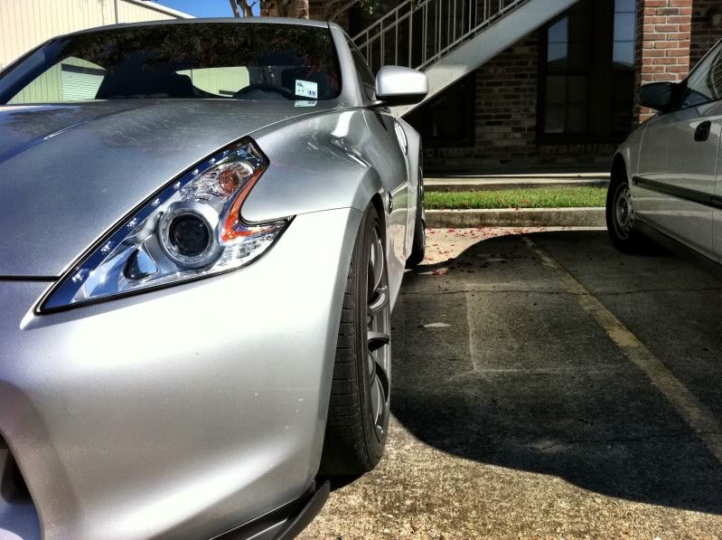 photo 3 Nissan 370Z custom wheels WedsSport SA-55M 19x9.5, ET +15, tire size 245/40 R19. 19x10.5 ET+15 285/35 R19