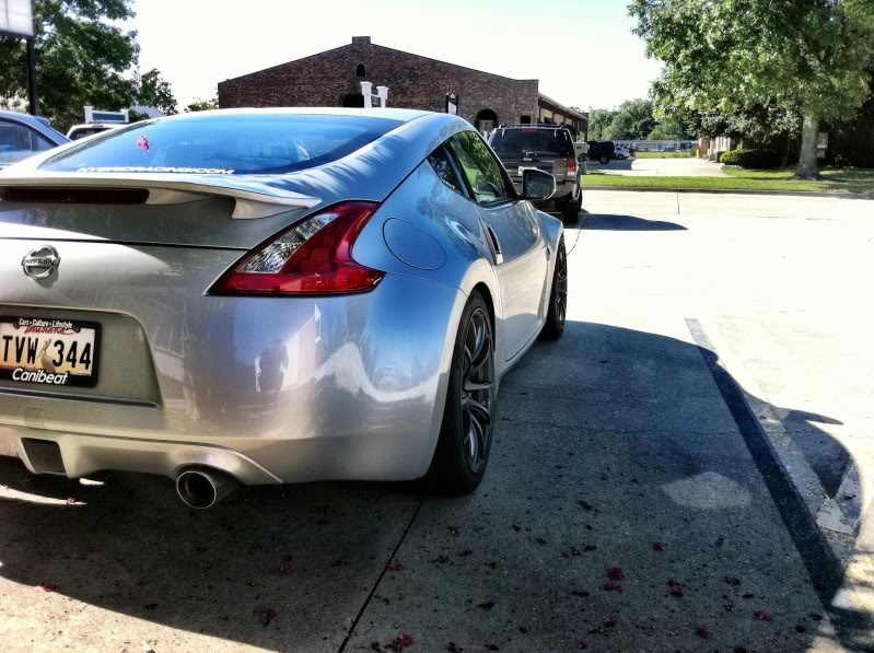 photo 5 Nissan 370Z custom wheels WedsSport SA-55M 19x9.5, ET +15, tire size 245/40 R19. 19x10.5 ET+15 285/35 R19