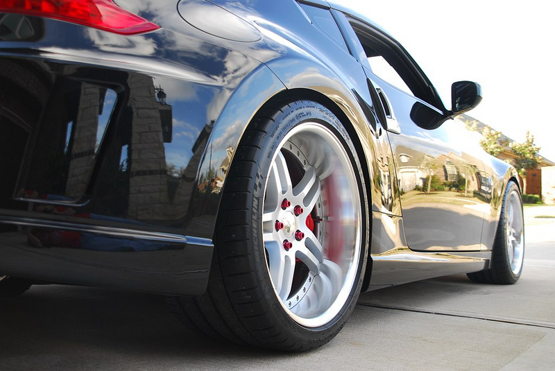 photo 1 Nissan 370Z custom wheels Work GS2  19x11.0, ET +14, tire size 265/35 R19. 19x9.5 ET+20 305/30 R19