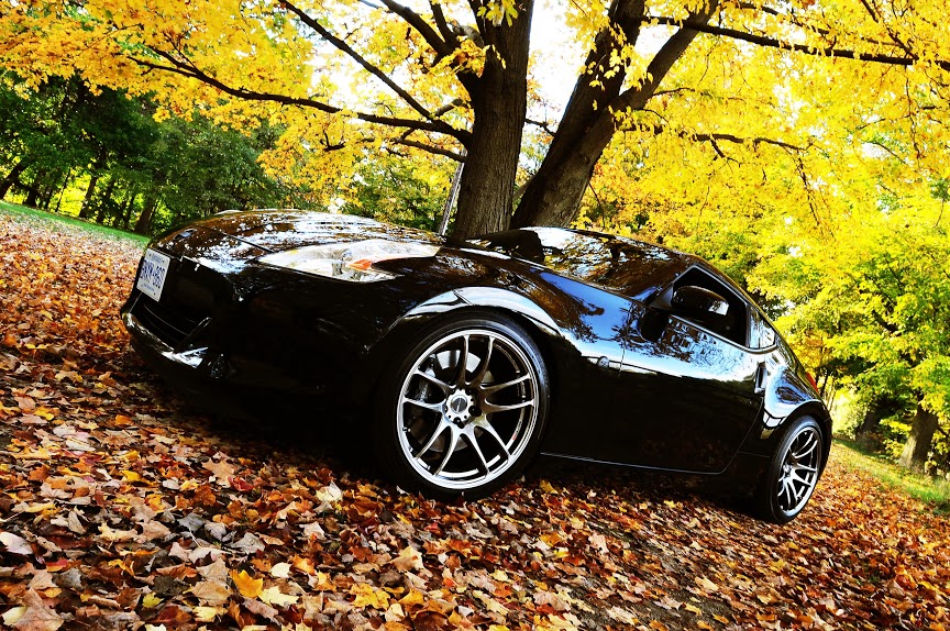 photo 1 Nissan 370Z custom wheels Work  Emotion CR 19x9.5, ET +15, tire size 245/40 R19. 19x10.5 ET+7 275/35 R19