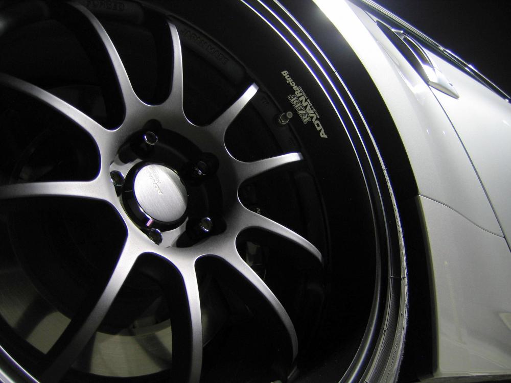 photo 1 Nissan 370Z custom wheels Advan Racing  RZ-DF 19x9.0, ET +25, tire size X R19. 19x10.5 ET+15