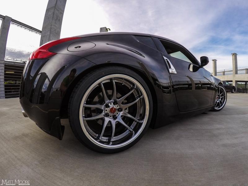 photo 1 Nissan 370Z custom wheels Work Emotion CR2P 19x9.5, ET +20, tire size 245/35 R19. 19x11.0 ET+5 295/30 R19
