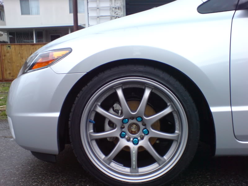 photo 1 Honda Civic custom wheels Work Emotion XD9   x, ET +45, tire size 225/40 R. x ET