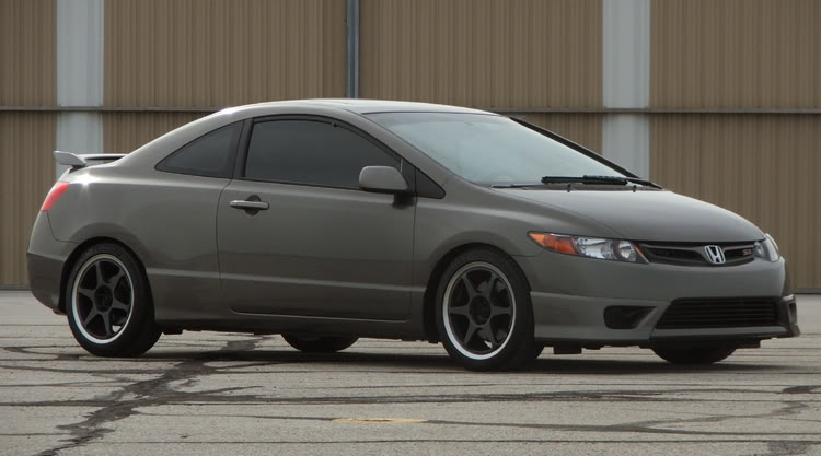 photo 2 Honda Civic custom wheels P1 Racing II Plus 17x7.5, ET , tire size X R17. x ET 