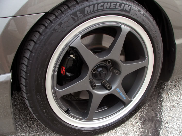 photo 1 Honda Civic custom wheels P1 Racing II Plus 17x7.5, ET , tire size X R17. x ET 