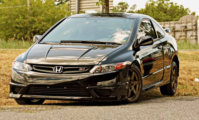 photo 1 Honda Civic custom wheels Volk TE-37 x, ET , tire size X R. x ET 