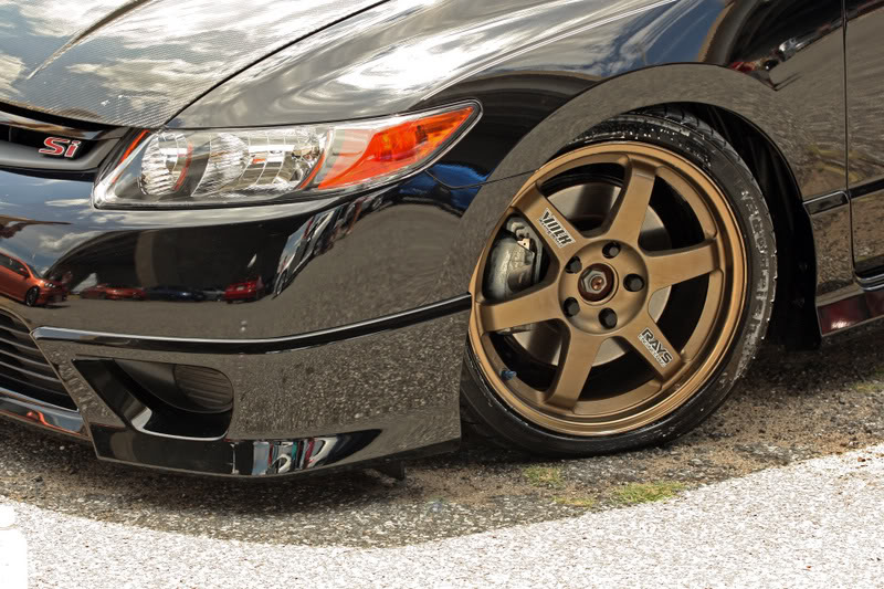 photo 1 Honda Civic custom wheels Volk TE-37 x, ET , tire size X R. x ET