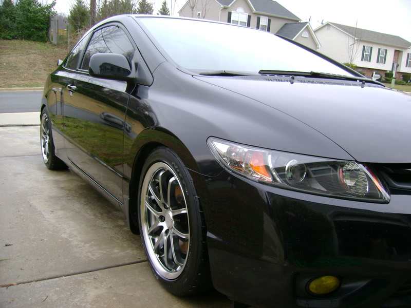photo 1 Honda Civic custom wheels Enkei Zr1 17x7.5, ET +40, tire size 215/45 R17. x ET