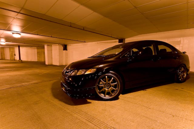 photo 1 Honda Civic custom wheels Work XD9  18x8.0, ET +35, tire size X R18. x ET 