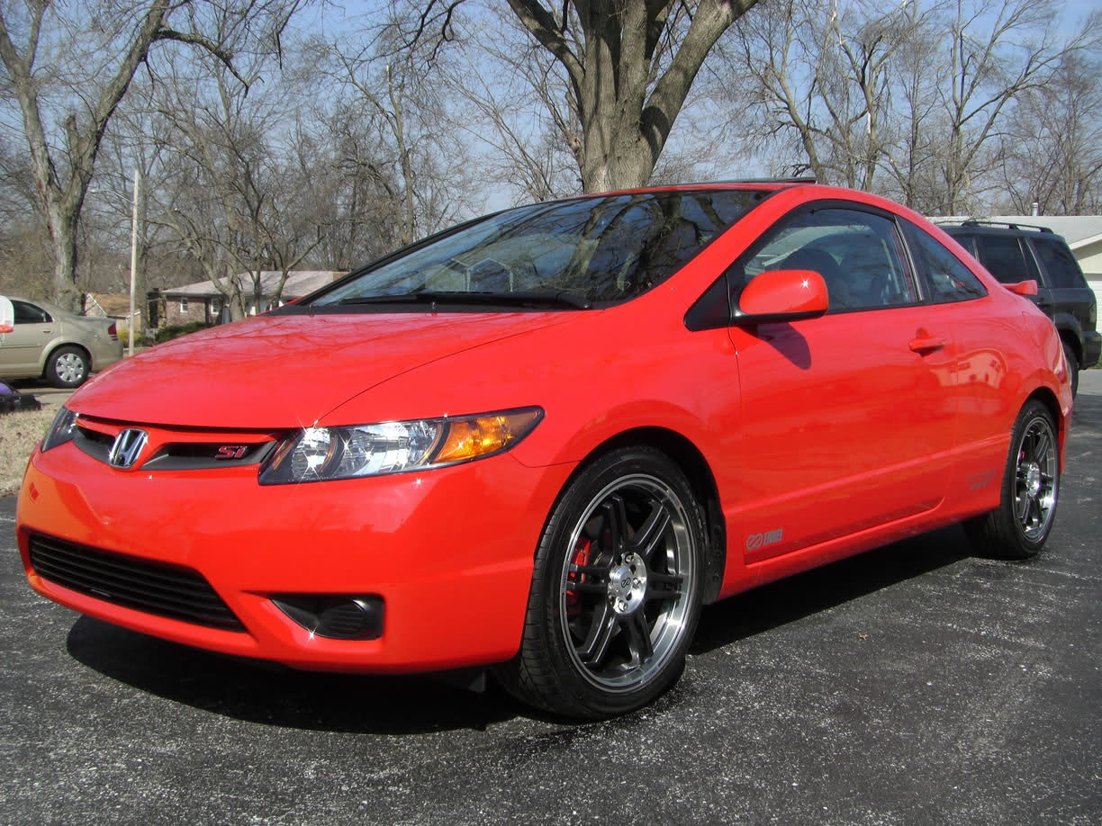photo 1 Honda Civic custom wheels Enkei EVO-6 Anthracite 18x7.5, ET +45, tire size 215/45 R18. x ET