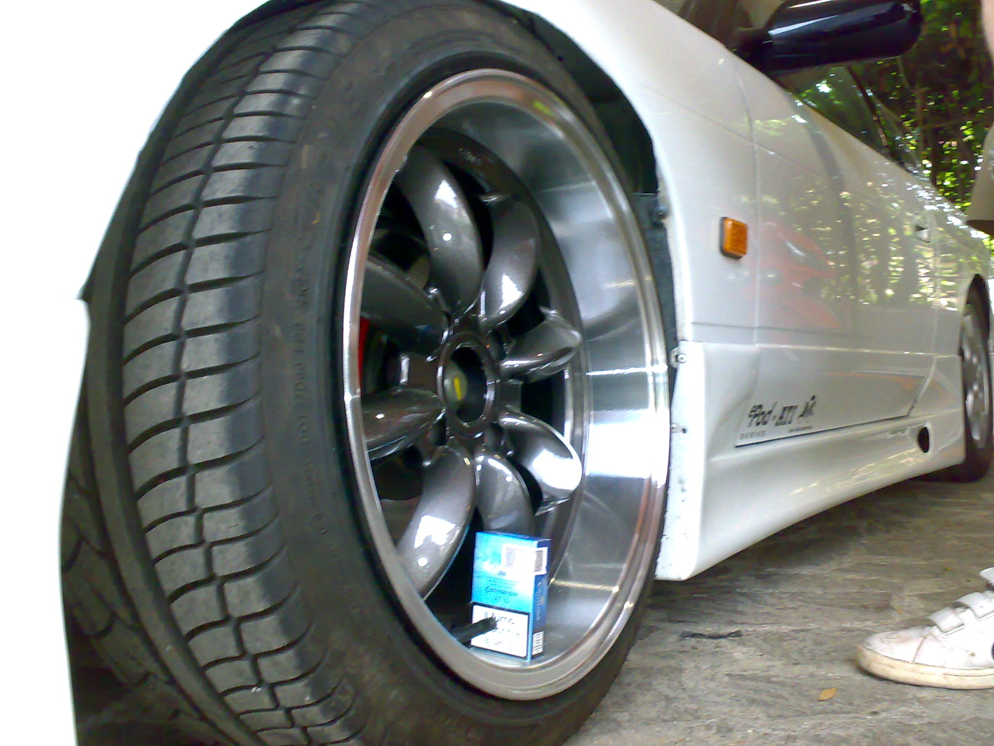 photo 7 Nissan S13 custom wheels Rota RB-R 17x8.5, ET +4, tire size 205/45 R17. 17x9.5 ET-19