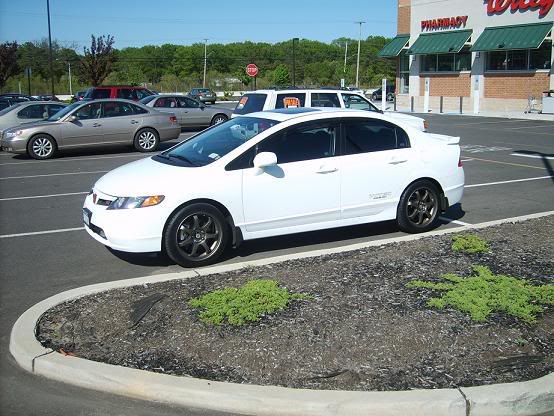 photo 1 Honda Civic custom wheels A-tech Final Speed Erasers 17x7.0, ET +43, tire size 215/45 R17. x ET