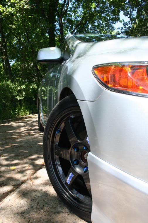 photo 2 Honda Civic custom wheels Volk  te37s 18x7.5, ET +40, tire size X R18. x ET 