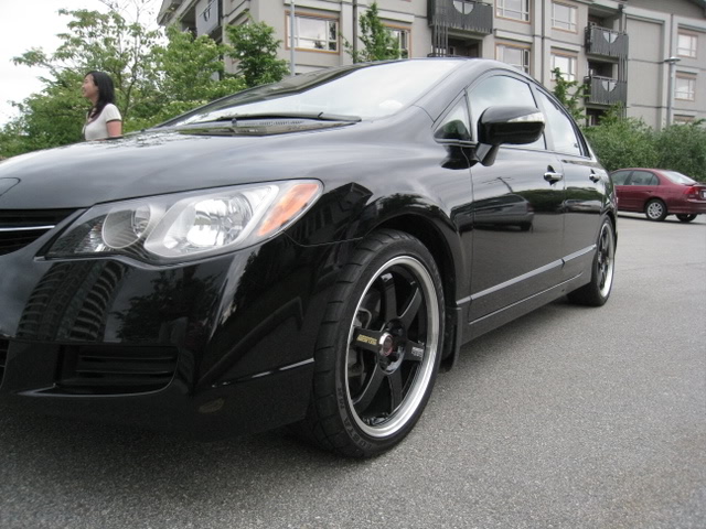 photo 6 Honda Civic custom wheels Volk LE37T 18x7.5, ET , tire size 225/40 R18. x ET