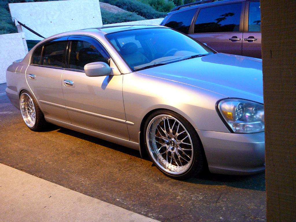 photo 2 Infiniti Q45 custom wheels Work Wheels Rezax II 20x9.5, ET +28, tire size 245/35 R20. 20x11.0 ET+25 275/35 R20