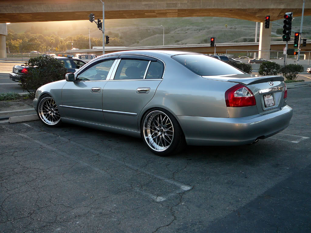 photo 6 Infiniti Q45 custom wheels Work Wheels Rezax II 20x9.5, ET +28, tire size 245/35 R20. 20x11.0 ET+25 275/35 R20
