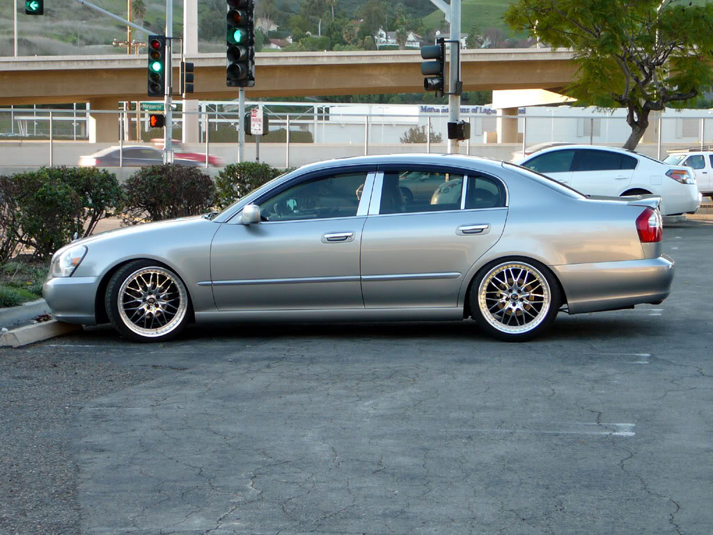 photo 7 Infiniti Q45 custom wheels Work Wheels Rezax II 20x9.5, ET +28, tire size 245/35 R20. 20x11.0 ET+25 275/35 R20