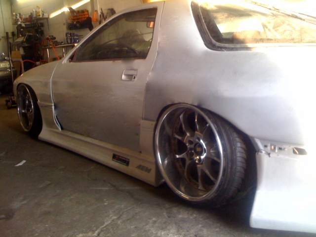 photo 2 Mazda RX-7 custom wheels Riverside Altstadt Type 1 18x11.0, ET -7, tire size 225/35 R18. 18x12.0 ET-7 255/35 R18