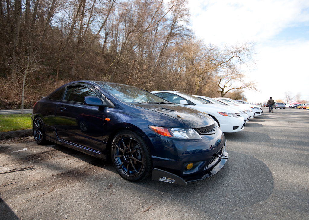 photo 1 Honda Civic custom wheels WedsSport SA70 17x7.5, ET +45, tire size 225/45 R17. x ET