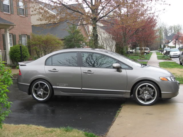 photo 4 Honda Civic custom wheels Raze R74 18x7.5, ET +42, tire size 225/40 R18. x ET