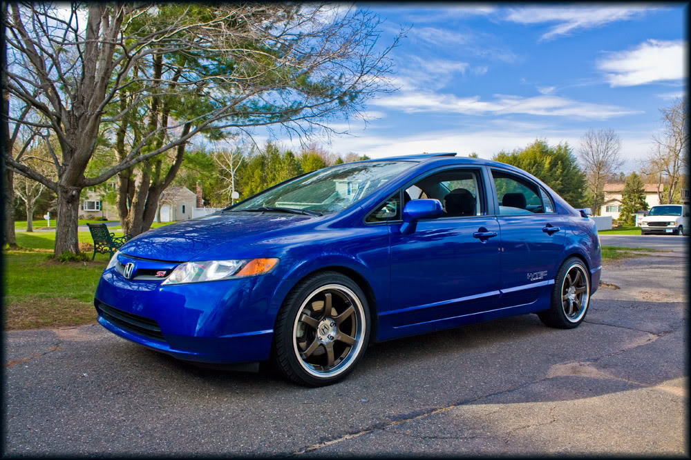 photo 1 Honda Civic custom wheels Raze R74 bronze 18x8.5, ET +35, tire size 225/40 R18. x ET