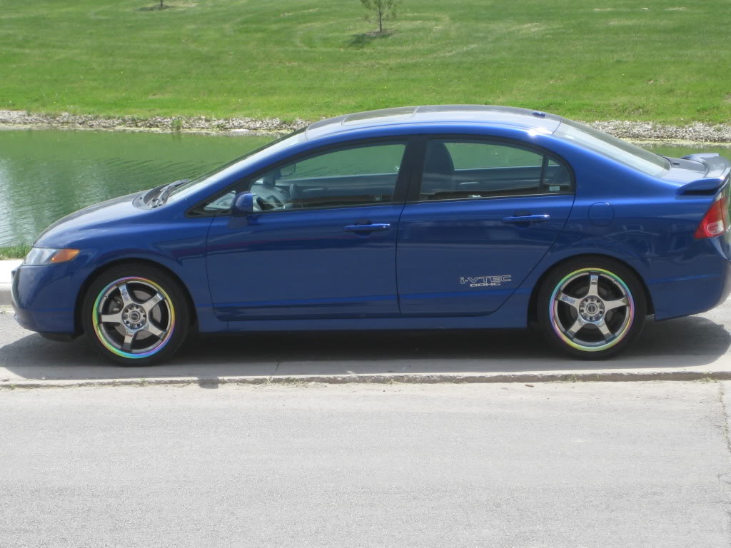 photo 4 Honda Civic custom wheels Gram Lights 57pro 18x7.5, ET +40, tire size 225/40 R18. x ET