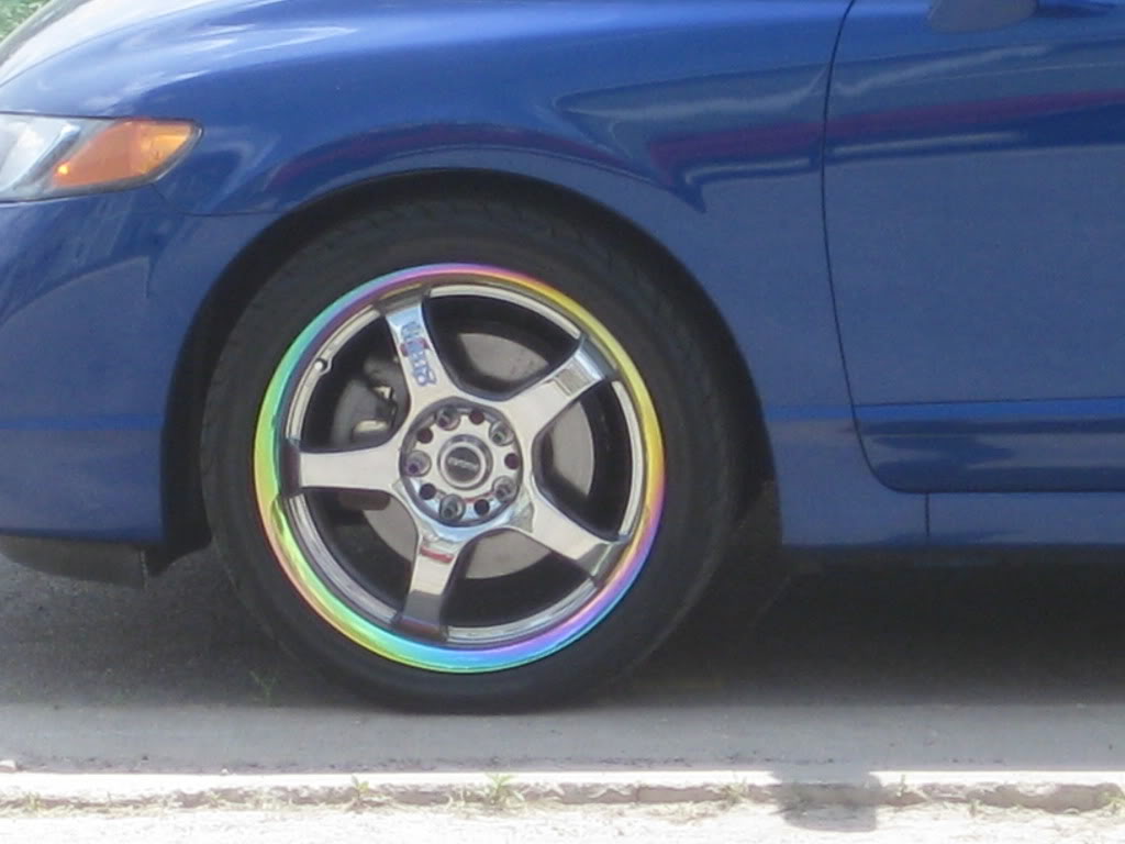 photo 2 Honda Civic custom wheels Gram Lights 57pro 18x7.5, ET +40, tire size 225/40 R18. x ET