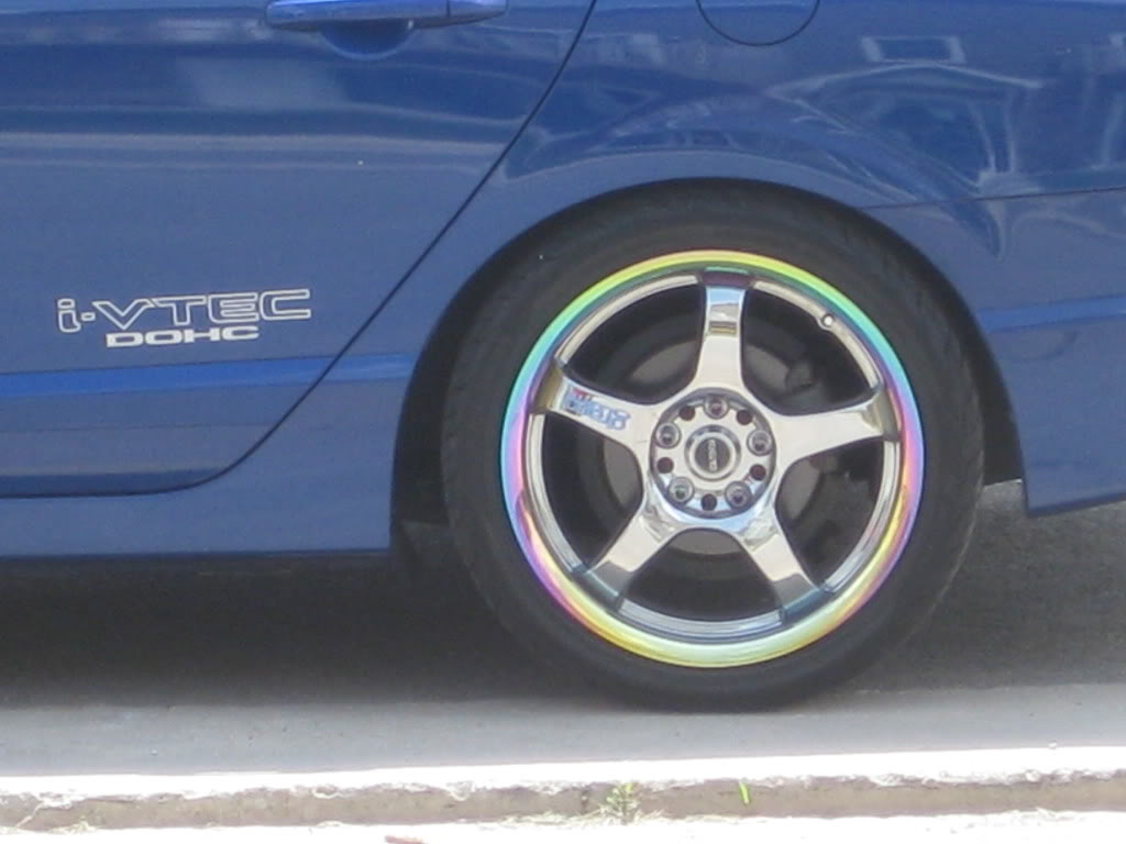 photo 3 Honda Civic custom wheels Gram Lights 57pro 18x7.5, ET +40, tire size 225/40 R18. x ET