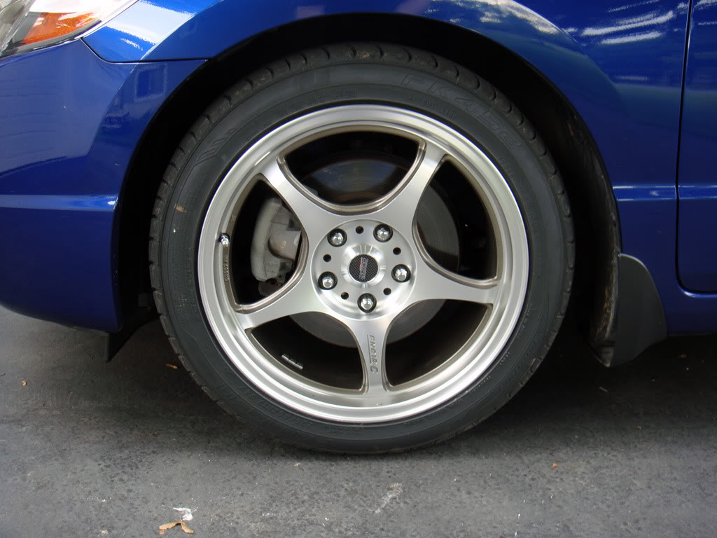 photo 1 Honda Civic custom wheels 5Zigen  FN01R-C 17x8.0, ET , tire size 225/40 R17. x ET 