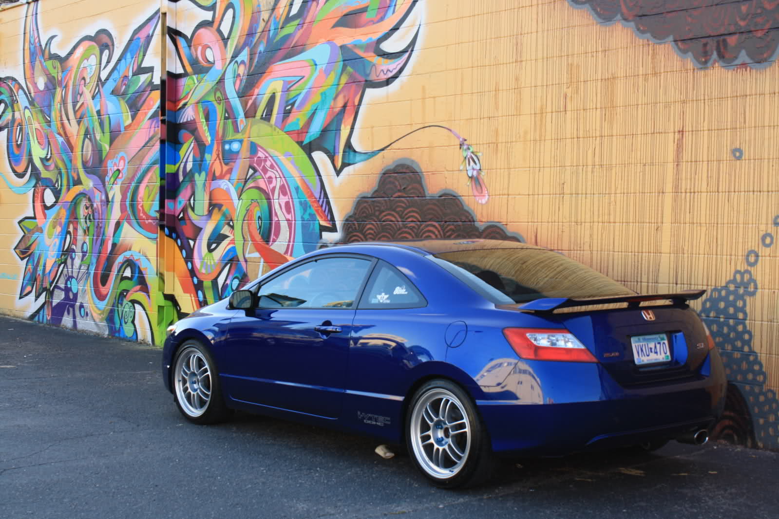 photo 2 Honda Civic custom wheels Enkei RPF1 18x8.0, ET +35, tire size X R18. x ET