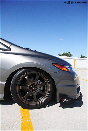 photo 2 Honda Civic custom wheels GP  GR-3 17x7.0, ET +43, tire size X R17. x ET