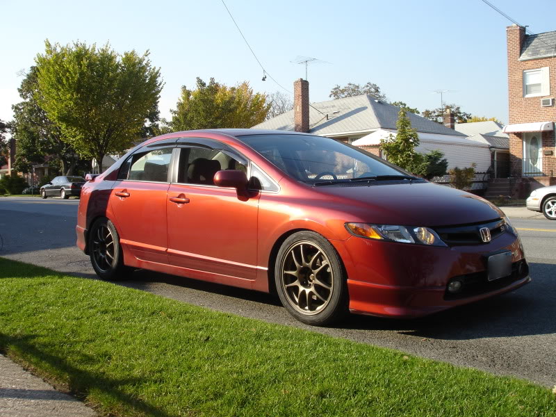 photo 2 Honda Civic custom wheels Work CR-Kai 17x8.0, ET +42, tire size 225/45 R17. x ET