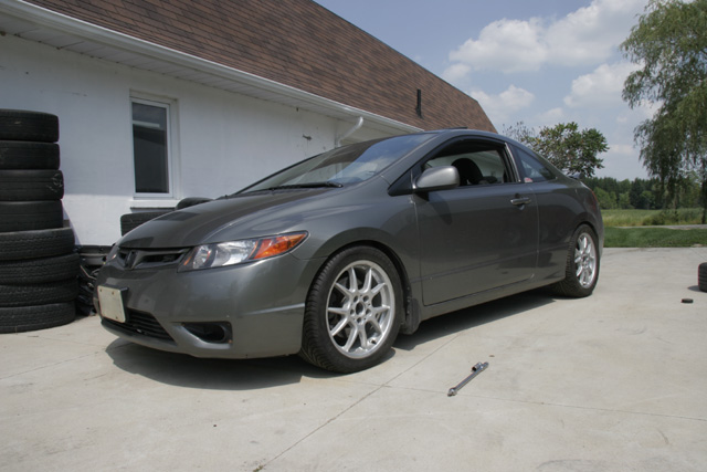 photo 1 Honda Civic custom wheels BBS RK 17x8.0, ET +40, tire size 235/40 R17. x ET
