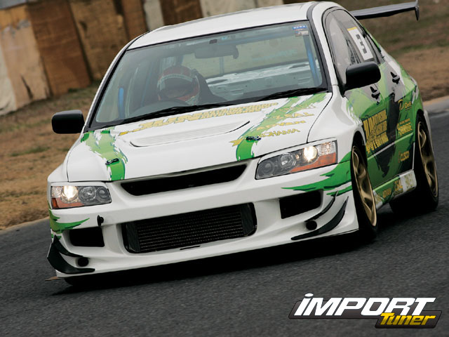 photo 2 Mitsubishi Lancer Evolution custom wheels Advan RG-II 18x9.0, ET +22, tire size 245/40 R18. 18x9.0 ET+29